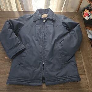 Men's Navy Performance Jacket Vintage Golden Fleece.